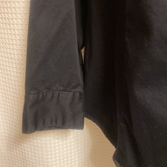 Lane Bryant black classic button front blouse size 26 - Picture 5 of 8